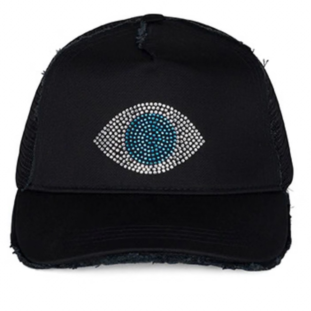 Lauren Moshi Hat - Jilly Crystal Blue Eye